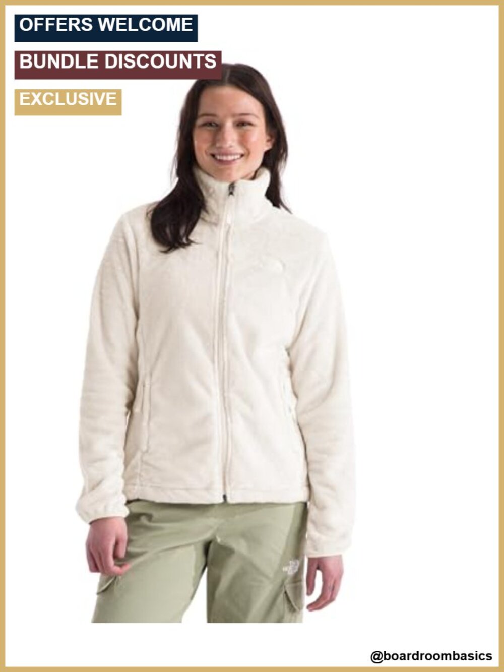 The North Face Women's Osito Full Zip Fleece Jacket - Soft Recycled Polyester
